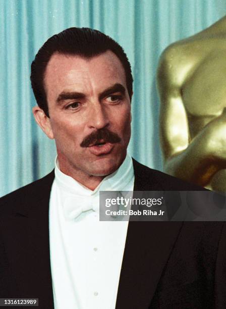 Tom Selleck at the 61st Annual Academy Awards Show, March 29, 1989 in Los Angeles, California.