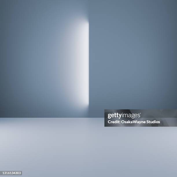 abstract interior background. horizontally divided grey theme. - square imagens e fotografias de stock