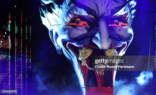 The musical 'Batman' is performed during the 198th 'Wetten, dass ...?' show at Messe Leipzig on November 5, 2011 in Leipzig, Germany.