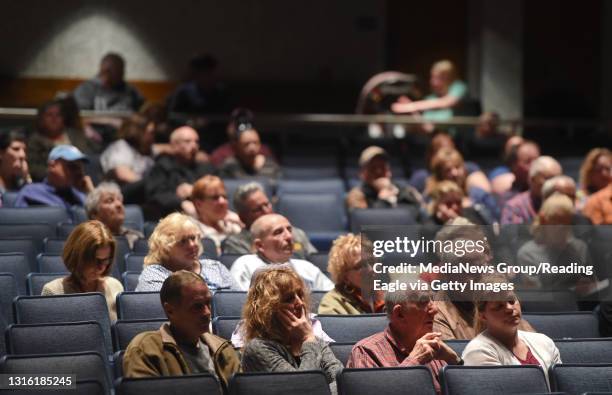 During a town hall meeting hosted by the United Labor Council of Reading and Berks County at Muhlenberg High School to discuss the potential sale of...