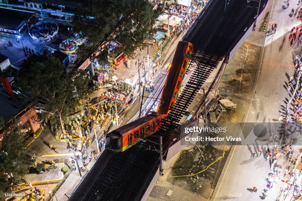 Metro Bridge Collapses in Mexico City