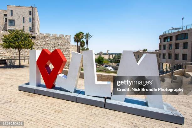 i love jerusalem - i love palestine stock pictures, royalty-free photos & images