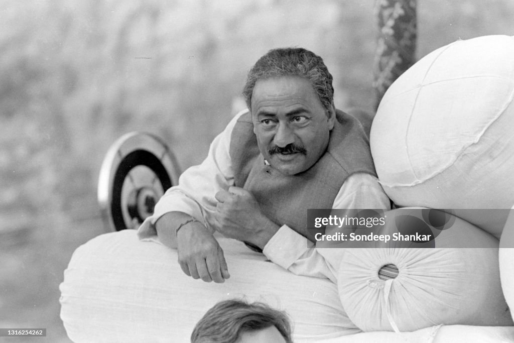 On The Set Of Gandhi Film Shoot
