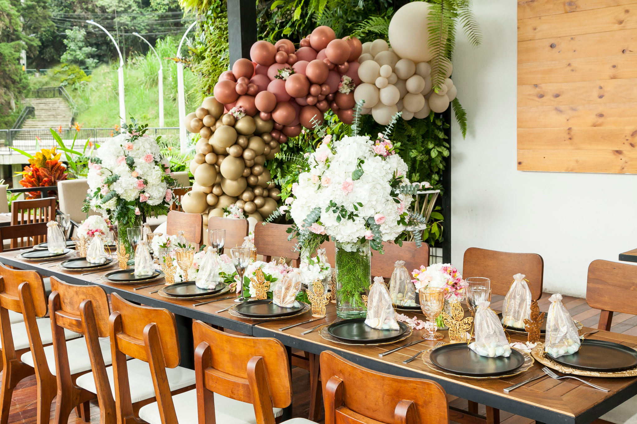 colorful event decor