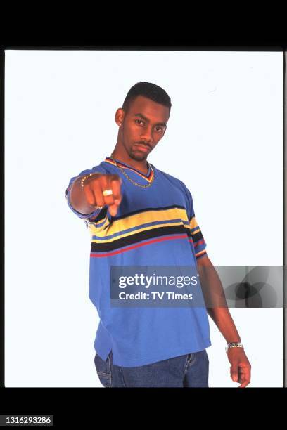 Comedian and television presenter Richard Blackwood, circa 1998.