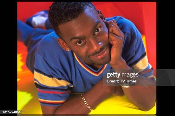 Comedian and television presenter Richard Blackwood, circa 1998.