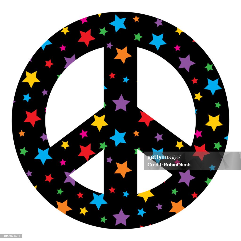 Colorful Sign Printable Cute Colorful Peace Signs