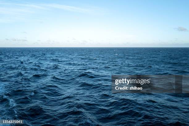sea level of the pacific - pacific ocean stockfoto's en -beelden