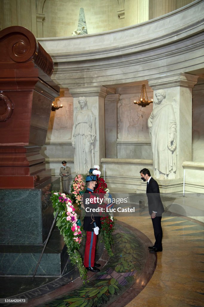 Prince Jean-Christophe Napoleon Attends The Mass Given In Memory Of The Emperor Napoleon At Les Invalides