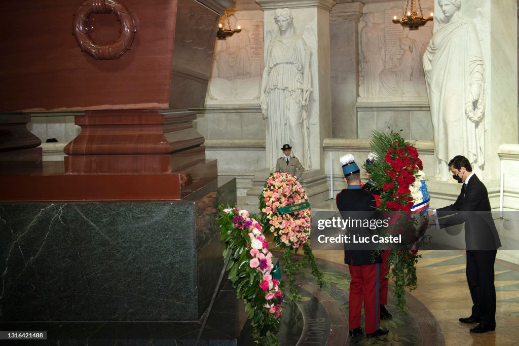 Prince Jean-Christophe Napoleon Attends The Mass Given In Memory Of The Emperor Napoleon At Les Invalides