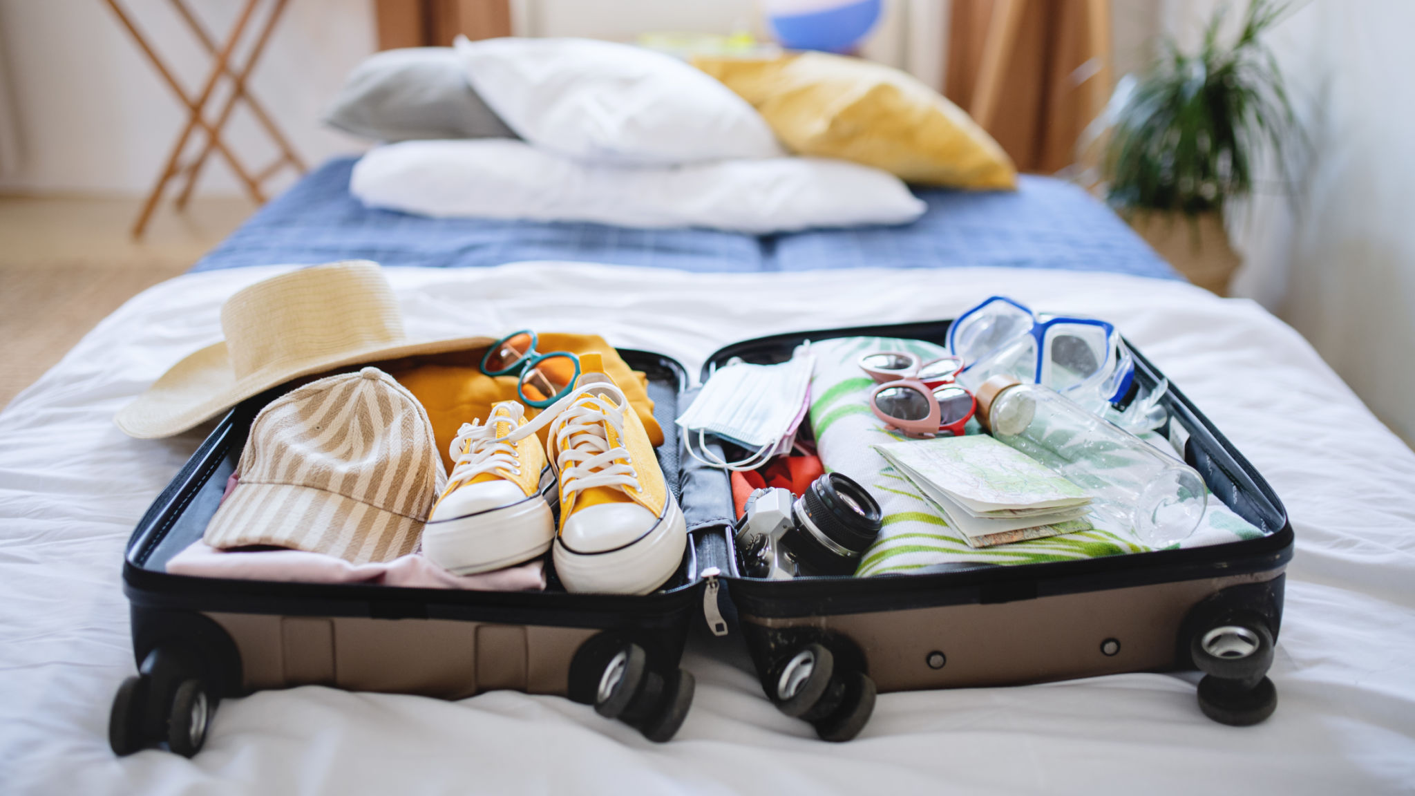 packing tropical vacation