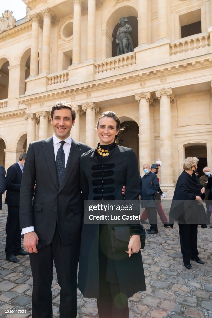 Prince Jean-Christophe Napoleon Attends The Mass Given In Memory Of The Emperor Napoleon At Les Invalides