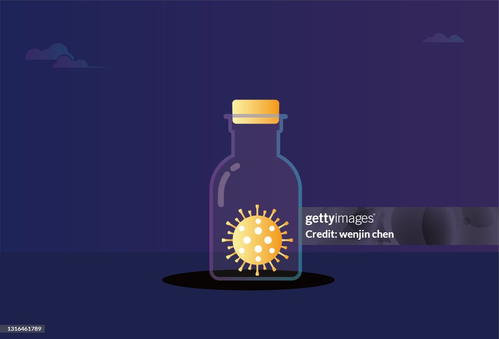 Virus in a bottle