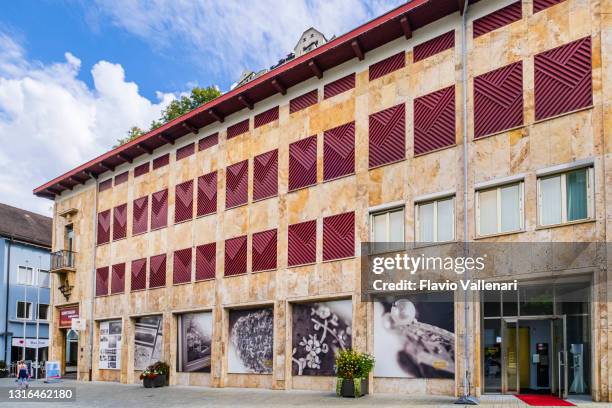 liechtenstein - vaduz, the postmuseum - principality of liechtenstein stock pictures, royalty-free photos & images