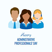 Happy Administrative Professionals' Day vector