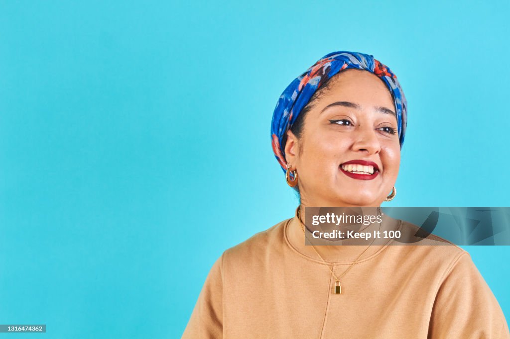 A portrait of a confident, successful woman.