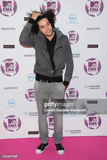 Abdelfattah Grini attends the 'MTV Europe Music Awards 2011' at Odyssey Arena on November 6, 2011 in Belfast, Northern Ireland.