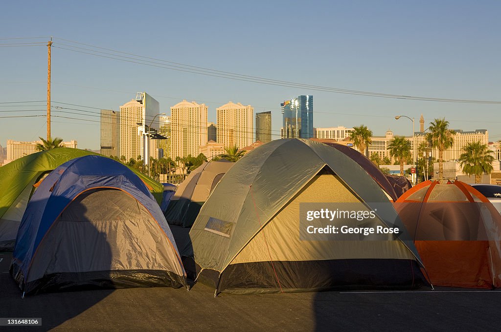 Occupy Las Vegas Draws A Sparse Crowd