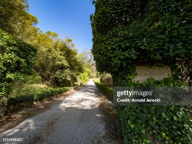 General view outside the Canadel estate on May 05, 2021 in Brignoles, France. George Clooney and his wife Amal Clooney are reportedly looking to...