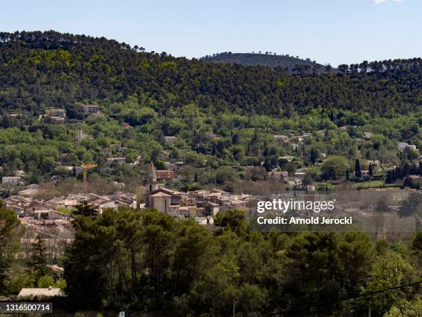 View of the village of Brignoles on May 05, 2021 in Brignoles, France. George Clooney and his wife Amal Clooney are reportedly looking to purchase...