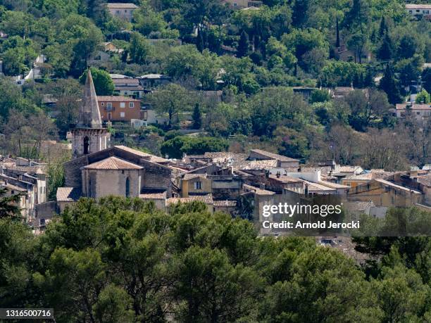 View of the village of Brignoles on May 05, 2021 in Brignoles, France. George Clooney and his wife Amal Clooney are reportedly looking to purchase...