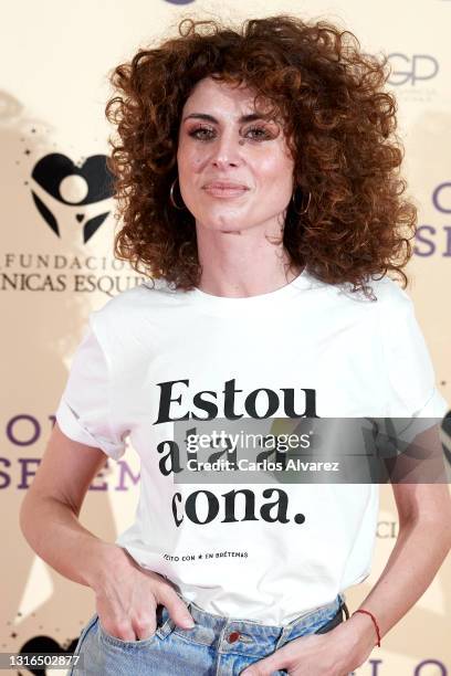 Cayetana Cabezas attends 'El Olvido que Seremos' premiere at the Paz cinema on May 05, 2021 in Madrid, Spain.