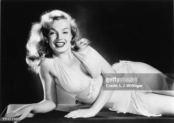 American actress Marilyn Monroe , circa 1950.
