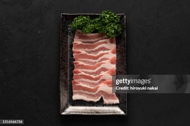 pork belly - pork ストックフォトと画像