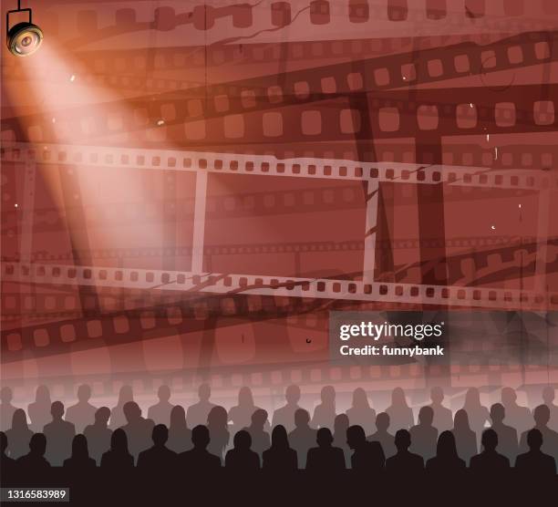 movie season - film premiere stock illustrations