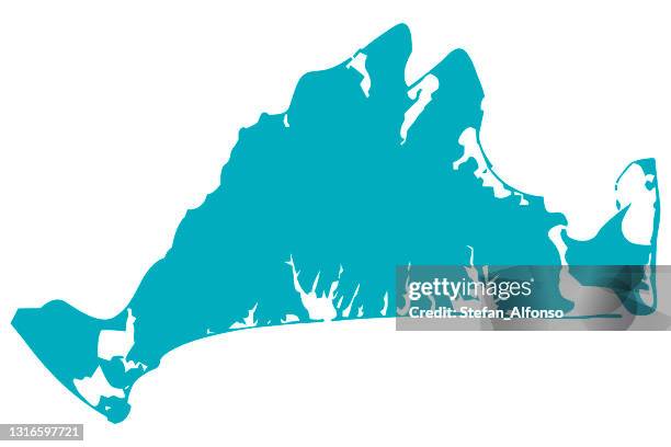 shape of martha’s vineyard - marthas vineyard stock illustrations