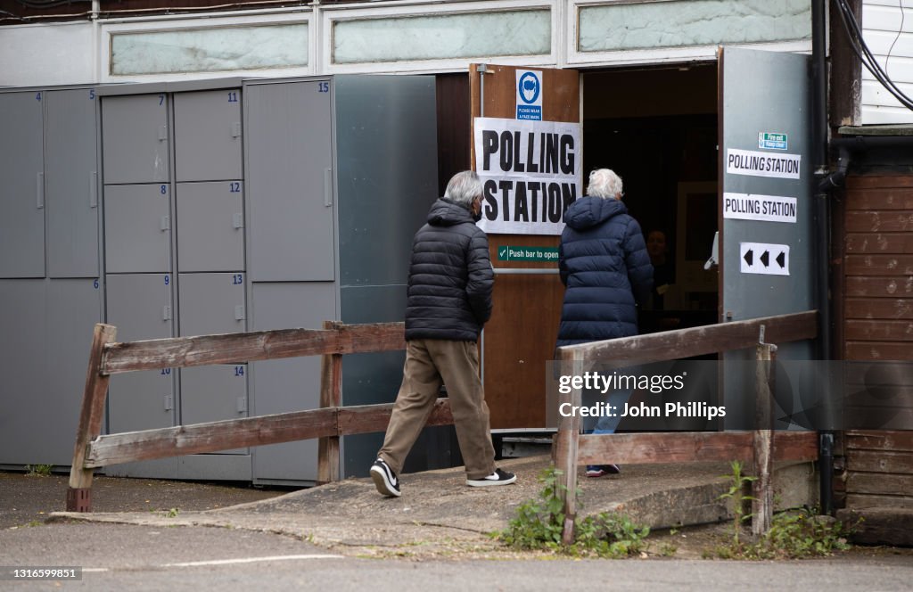 Voters Go To The Polls In England's Local Elections