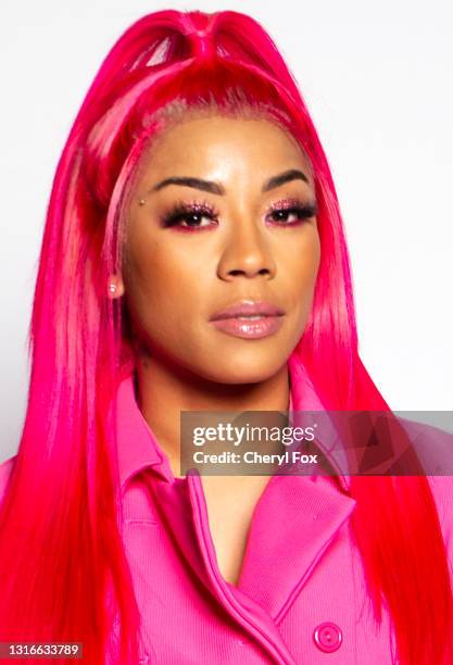 Singer/songwriter Keyshia Cole poses for a portrait on February 26, 2020 in Los Angeles, California.