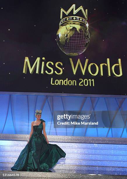 Alexandria Mills attends this years Miss World as it Celebrates its 60th birthday at Earls Court, London on November 6, 2011 in London, England.