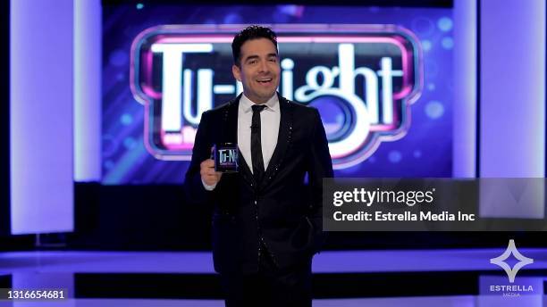 In this screenshot released on May 6, Omar Chaparro, host of "Tu-Night con Omar Chaparro" on EstrellaTV and host of the 2021 Estrella Media NewFront...