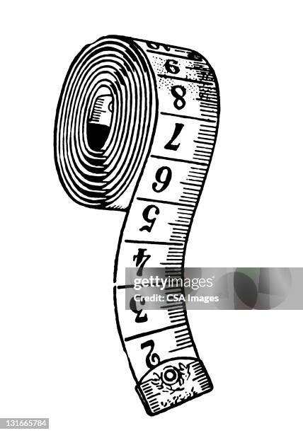 measuring tape - tape measure stock-grafiken, -clipart, -cartoons und -symbole