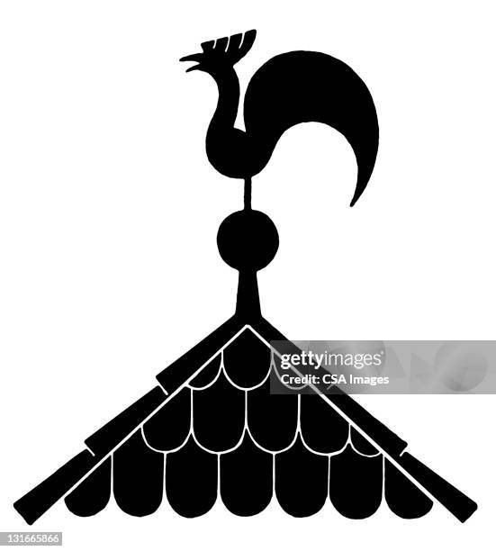 weathervane - barn stock illustrations