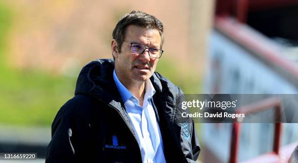 Rob Andrew, the Sussex County Cricket chief executive, looks on during the LV=Insurance County Championship match between Northamptonshire and Sussex...