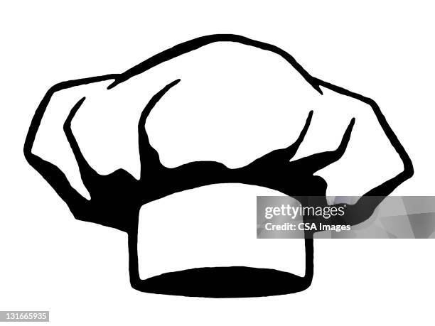 chef hat - chef logo stock illustrations