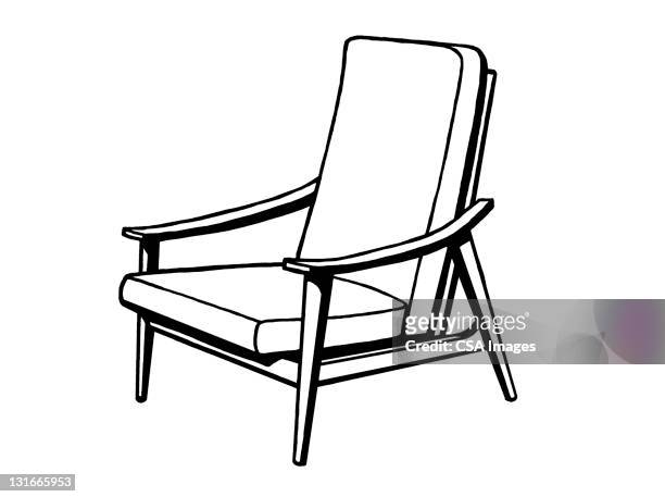 mid-century modern chair - chaise点のイラスト素材／クリップアート素材／マンガ素材／アイコン素材