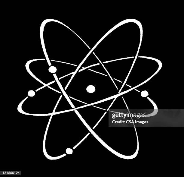 atom - nucleus stock illustrations
