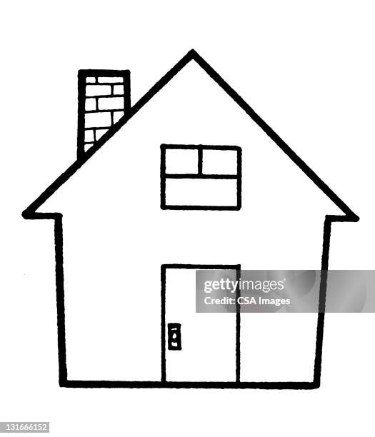 house - outline stock illustrations