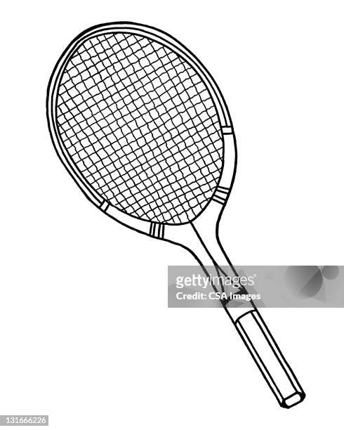 tennis racket - tennis racquet stock illustrations