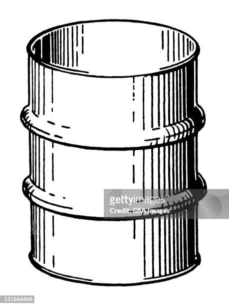barrel - drum container stock illustrations