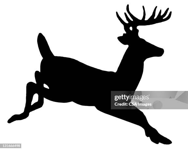 buck running - buck stock illustrations
