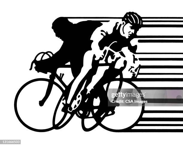 bike racer - motorbike stock illustrations