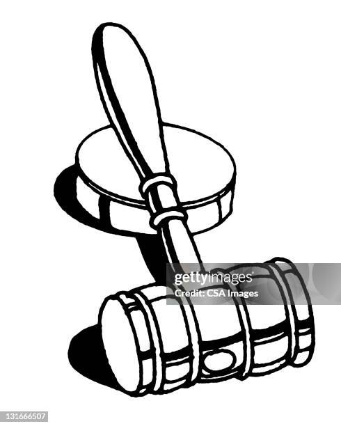 ilustraciones, imágenes clip art, dibujos animados e iconos de stock de gavel - mazo de juez