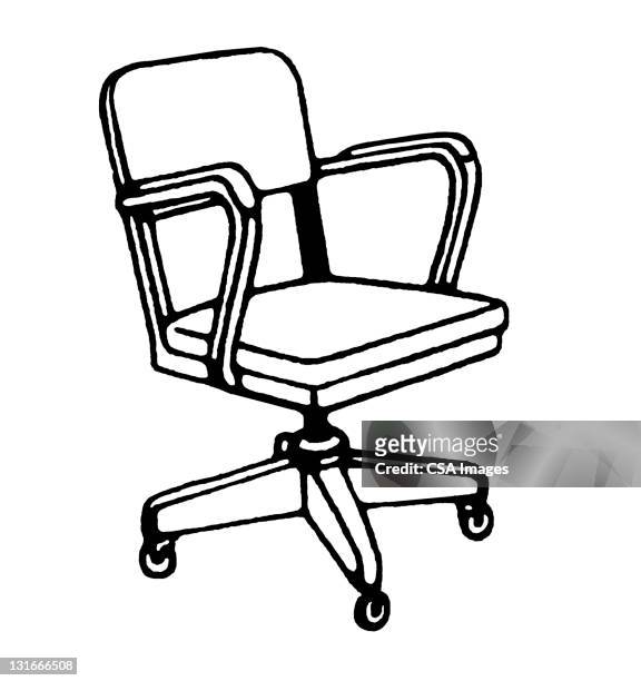 office chair - office chair stock illustrations