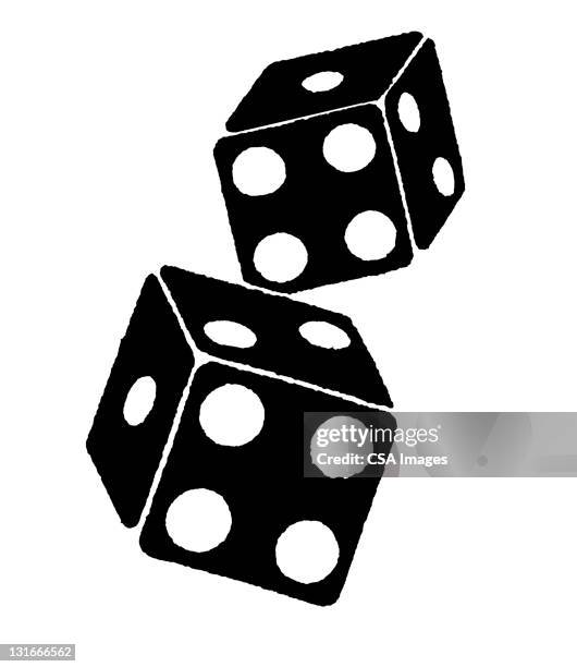 dice - fluke stock illustrations