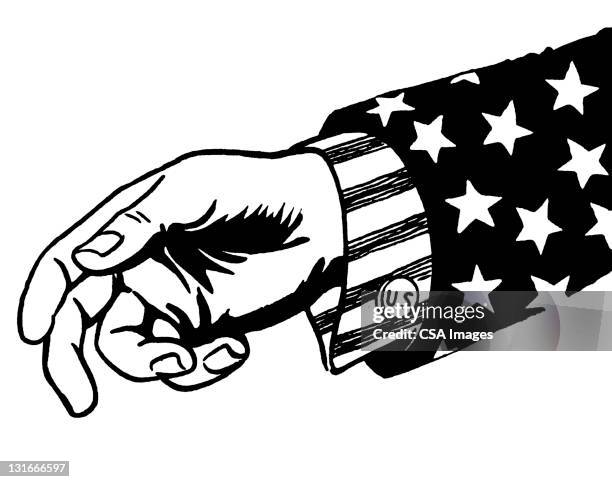 ilustrações de stock, clip art, desenhos animados e ícones de uncle sam hand - mannerism