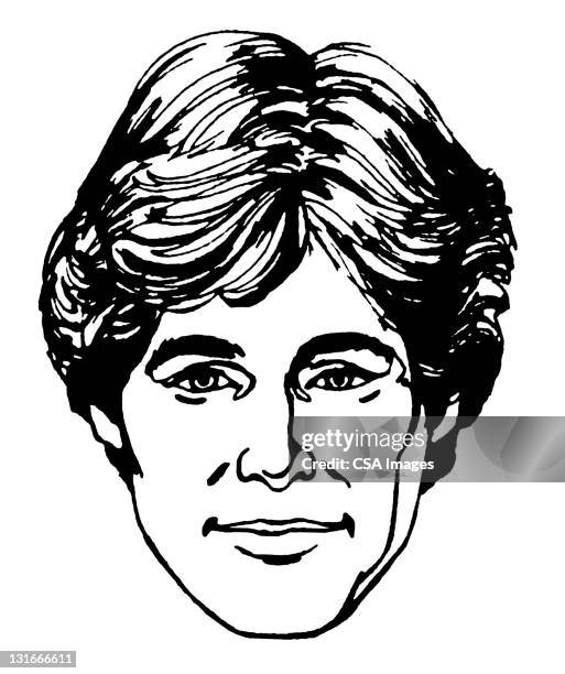 man head - bachelor stock illustrations